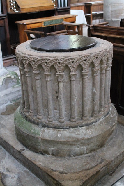 Font, St Martin's church, Ancaster