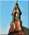 SJ8990 : St Mary's Bellcote and statue by Gerald England