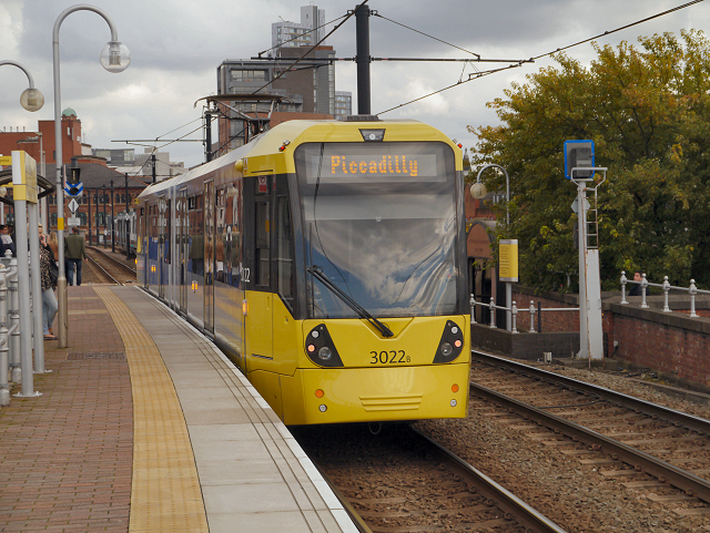 Castlefield-Deansgate Tram Stop (Inbound Platform)