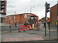 SJ9594 : Dowson Road/Market Street Junction by Gerald England