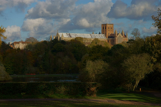 View Towards St Albans Cathedral