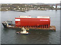 NT1279 : North Queensferry from the Forth Road Bridge by M J Richardson