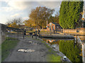 SJ9097 : Ashton Canal, Fairfield Lock by David Dixon