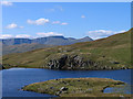 NY4114 : Promontory into Angle Tarn by Trevor Littlewood