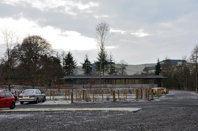 Car park and visitor centre, Abbotsford