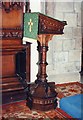 SK1582 : St Edmund, Castleton - Lectern by John Salmon