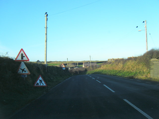 A487 at Penycwm