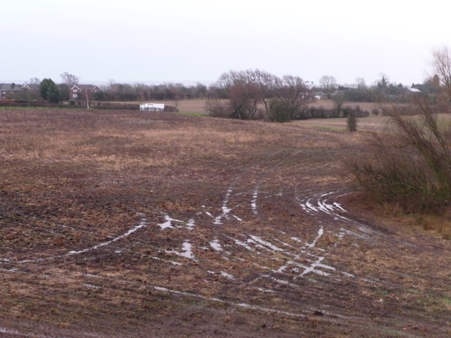 Waterlogged farmland, west of Westrum Lane