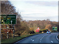 SY9592 : A35 Near Lytchett Minster by David Dixon