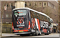 J3374 : "Ulster Rugby" coach, Belfast by Albert Bridge