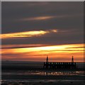 SD3128 : Sunset from St Annes by Gerald England