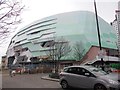 SE3034 : Leeds Arena - viewed from off Merrion Way by Betty Longbottom