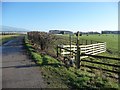 SE4233 : Footpath stile, Sturton Grange Lane by Christine Johnstone