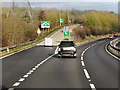 SP4806 : A34 at Botley Interchange by David Dixon