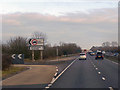 SP5215 : Northbound A34, Turnoff for Islip by David Dixon