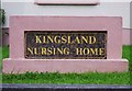 J5182 : Kingsland Care Centre (2) - name stone, 252 Seacliff Road, Ballyholme, Bangor by P L Chadwick