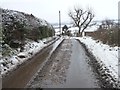 SE2318 : Jackson's Lane, after snow by Christine Johnstone