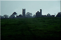  : Ruined abbey, on the Hill of Slane by Christopher Hilton