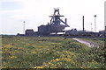 NZ5626 : Redcar steelworks from the road to South Gare by Christopher Hilton