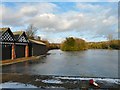 SJ9599 : Stamford Park Boating Lake by Gerald England