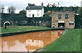 SJ8451 : Southern portals of the two canal tunnels, Harecastle by Christine Johnstone