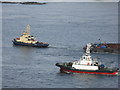 NT1279 : Tugs in the Firth of Forth by M J Richardson