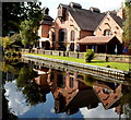 SO8275 : The Watermill pub and its reflection, Kidderminster by Jaggery