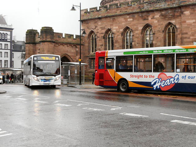 Buses on English Street