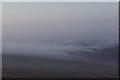 SU2986 : Near Uffington White Horse, misty late afternoon by Christopher Hilton