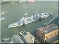 TQ3380 : HMS Belfast from The Shard by Rob Farrow