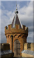 TQ0859 : Turret, Gothic Tower, Painshill Park by Ian Capper