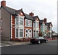 ST1268 : Mount Pleasant houses, Cadoxton, Barry by Jaggery