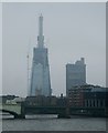 TQ3280 : The Shard under construction from Millennium Bridge by Rob Farrow