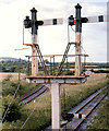 R2834 : Railway signals, Newcastle West (1976-1) by Albert Bridge