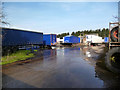 SU3977 : Flood In The Yard by Des Blenkinsopp