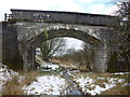 NS4354 : Northern East Ayrshire : Pollick Farm Bridge (Looking SW) by Richard West