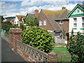 SX9373 : Houses, south end of Fourth Avenue, east side, Teignmouth by Robin Stott