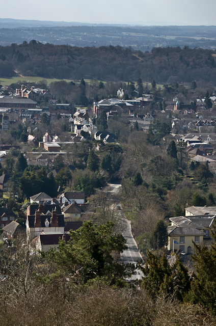 Reigate Hill from Reigate Hill