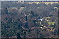 TQ2350 : Reigate Heath Windmill from Reigate Hill by Ian Capper