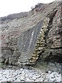  : Eroded sea defences, St Audries Bay by Roger Cornfoot