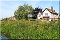 TF5103 : Upwell name sign, approaching from Outwell by Rose and Trev Clough