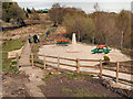 SD7506 : Manchester, Bolton and Bury Canal, Picnic Area at Nob End by David Dixon