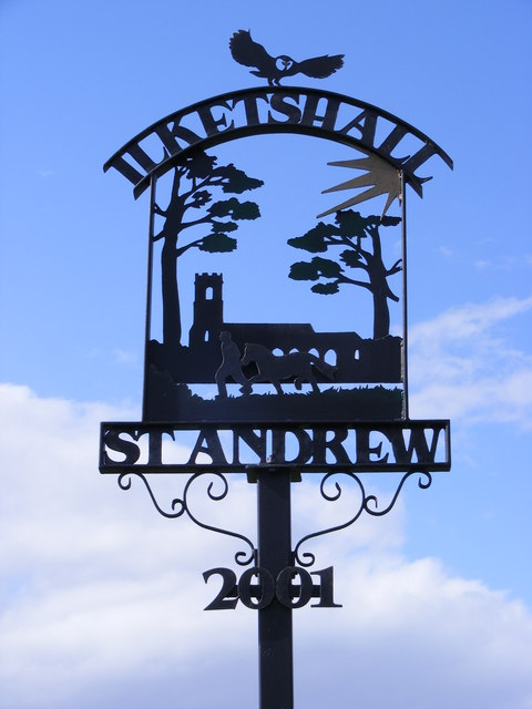 Ilketshall St.Andrew Village sign