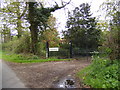 TM3588 : Entrance Gates to The Lodge Mettingham Castle by Geographer