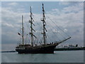 SU4011 : Tall ship SV Tenacious arriving in port by Ian Paterson