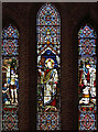 TQ7570 : St James, Upnor - Stained glass window by John Salmon