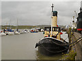 TQ7568 : Tugboat at Anchor Wharf, Chatham Dockyard by David Dixon