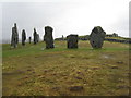 NB2133 : Calanais standing stones and circle by M J Richardson