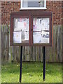 TM2993 : Woodton Village Notice Board by Geographer