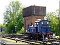 TQ4023 : Railway Engine and Water Tower at Sheffield Park by PAUL FARMER